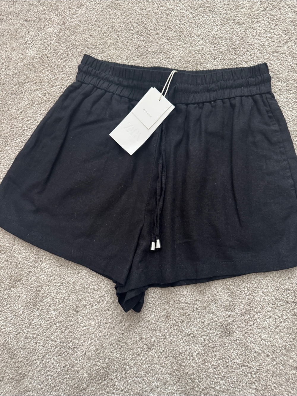 NWT Zara linen shorts